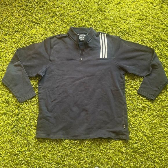 adidas Other - ADODAS PULL OVER ZIP SWEATER